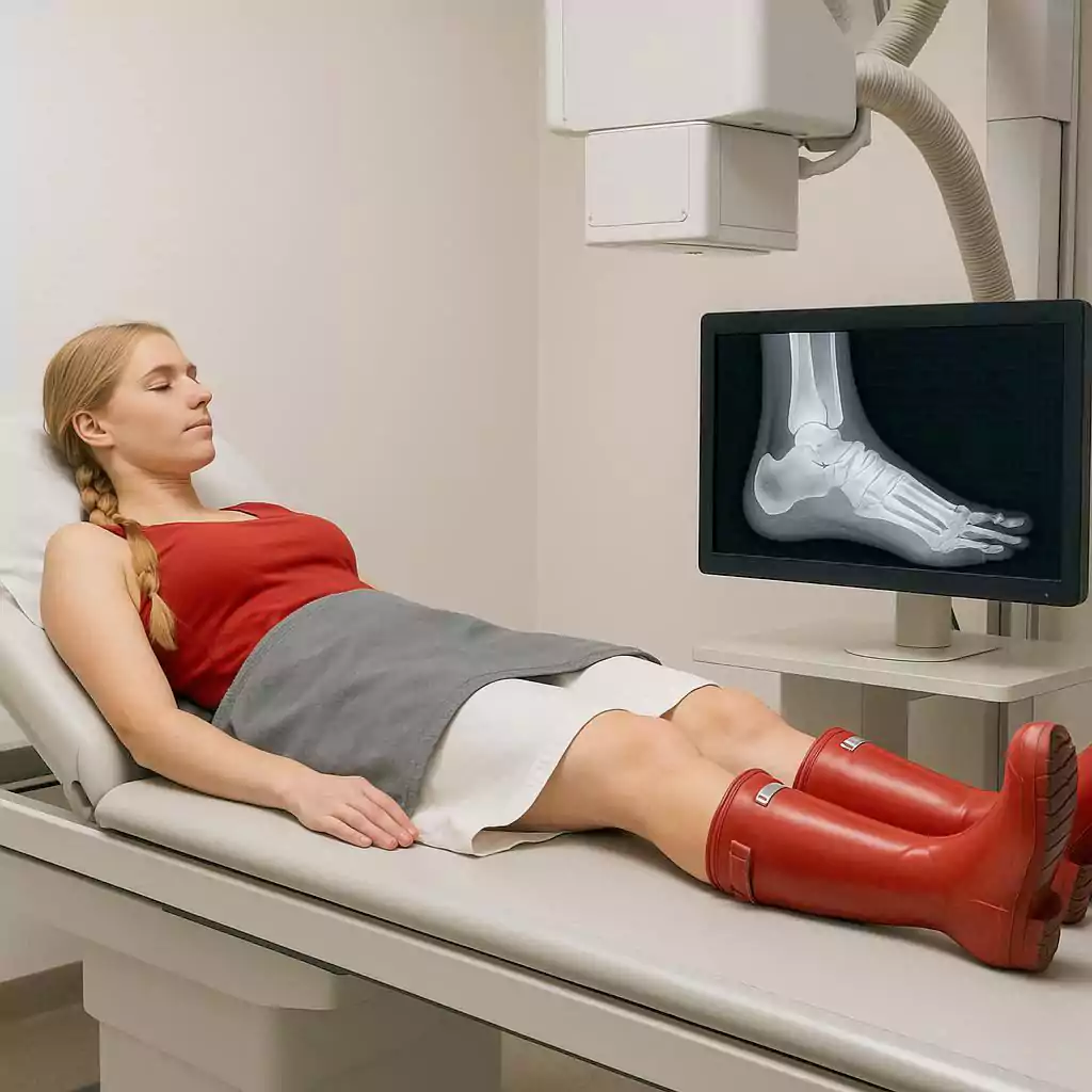 Wie gesundheitlich bedenklich Gummistiefel sind, erklären wie in diesem Artikel. (Foto: AI)