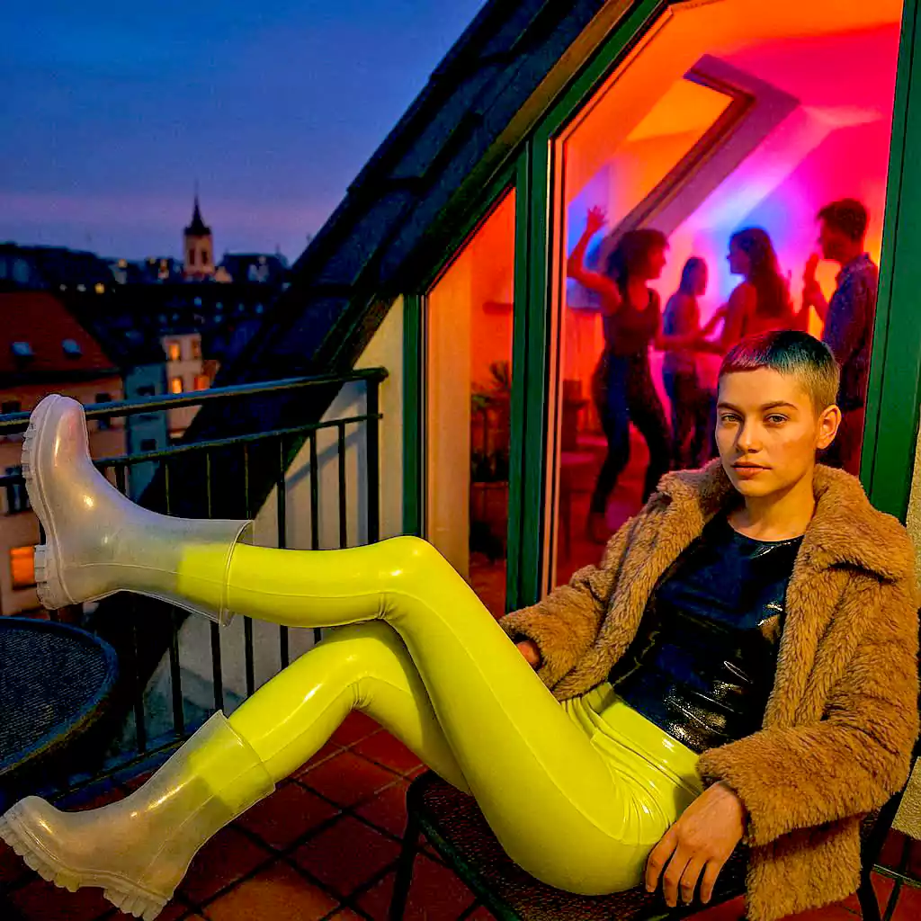 Schrille Klamotten am Trag auffällige Klamotten Tag (Foto: AI)