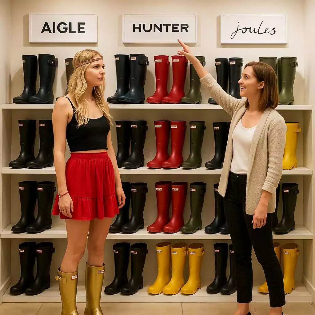 Welche sind die besten Gummistiefelmarken? (Foto: AI)